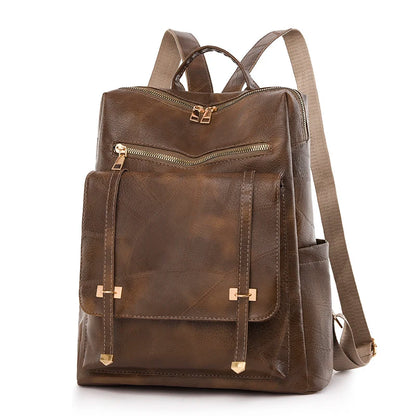 Sac A Dos Bagpack Durable PU Anti Splash Knapsack Luxury Women Designer Brand Backpack Large Capacity Student Schoolbag Mochilas