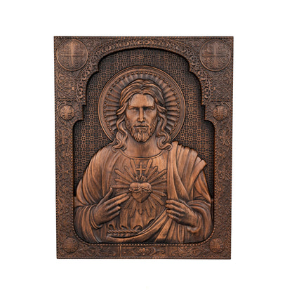 Sacred Heart of Jesus Religious Statue Saint Man Jesus Christ Wall Hanging Home and Decoration Church Catholic Christmas Gift