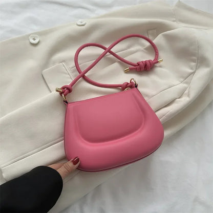 Saddle Bags 2024 New Fashion Women's Shoulder Bag Simple Armpit Bag Luxury Handbags Designer Bags  Purse  Hand Bag