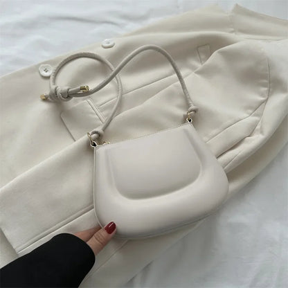 Saddle Bags 2024 New Fashion Women's Shoulder Bag Simple Armpit Bag Luxury Handbags Designer Bags  Purse  Hand Bag
