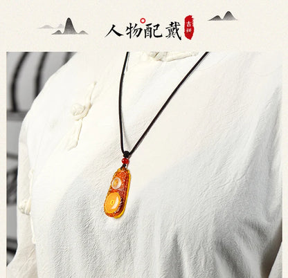GOOD Asia Buddhism temple Guru Padmasambhava Crystal Buddha card pocket travel Amulet Effective protection Mascot Pendant Mantra