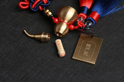 Safe Pendant amulet  # 2023 NEW Geomantic omen Buddhism Shurangama Mantra copper talisman HOME CAR good luck Ornament