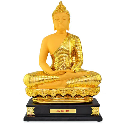 Sakyamuni Buddha Buddha like the golden statue to protect the Buddhist products of Thai Buddhism crafts