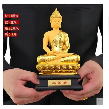 Sakyamuni Buddha Buddha like the golden statue to protect the Buddhist products of Thai Buddhism crafts