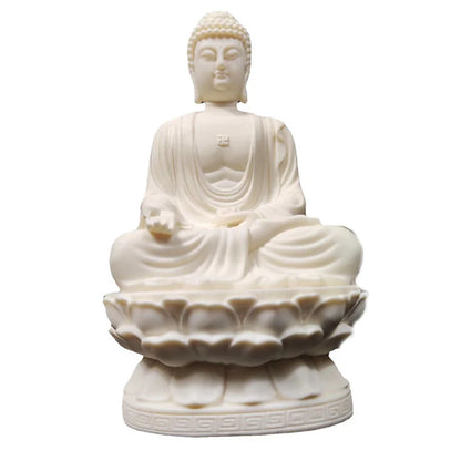 Sakyamuni Buddha Figure Statue Resin Art Sculpture Chinese Buddha Statues Luxury Home Room Office Feng Shui Statue Free delivery