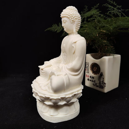 Sakyamuni Buddha Figure Statue Resin Art Sculpture Chinese Buddha Statues Luxury Home Room Office Feng Shui Statue Free delivery