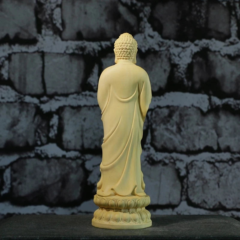 Sakyamuni - Wooden Buddha Statues, 21CM, Gifts, Home Decor Collection, Ornaments