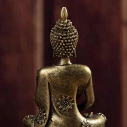 Sandstone Hindu Buddha sculpture figure miniature figure Buddha soft smile Statue Sculpture Figurine Miniature Model Home Decor