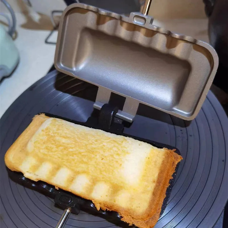 Sandwich Baking Tray Gas Induction Cooker Double-Sided Sandwich Maker Sandwich Mold For Breakfast Pot Pancake Maker Kitchen Tool