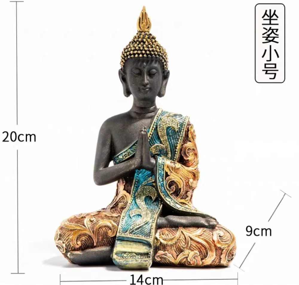 Wholesale Buddha figure # TOP efficacious HOME family Protection Talisman # Retro Buddhism FENG SHUI Buddha Decorative statue