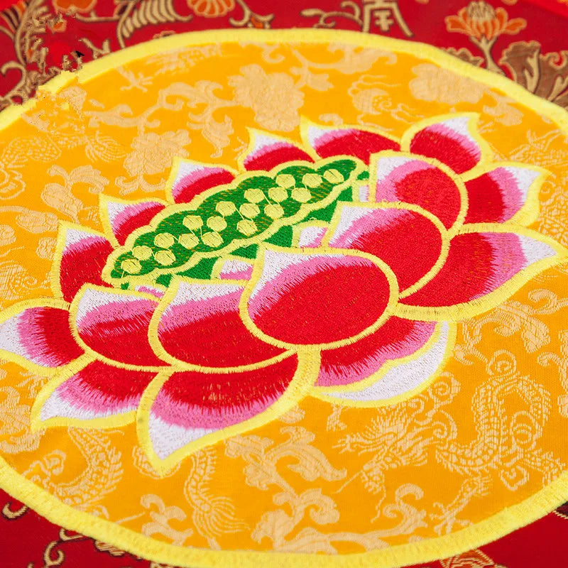 53CM HOME Temple Greco-Buddhist Buddhism believer sit in meditation sit crosslegged za-zen Lotus flower Kowtow Buddha mat