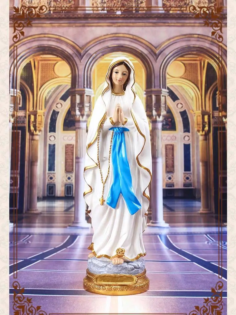 Wholesale Christian Catholicism Religion Supplies Virgin Lourdes mother goddess the Madonna statue Ornament