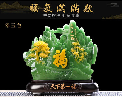 Southeast Asia home company Shop decorative efficacious Talisman Bring Fortune money good luck Blessing CHINESE FU statue