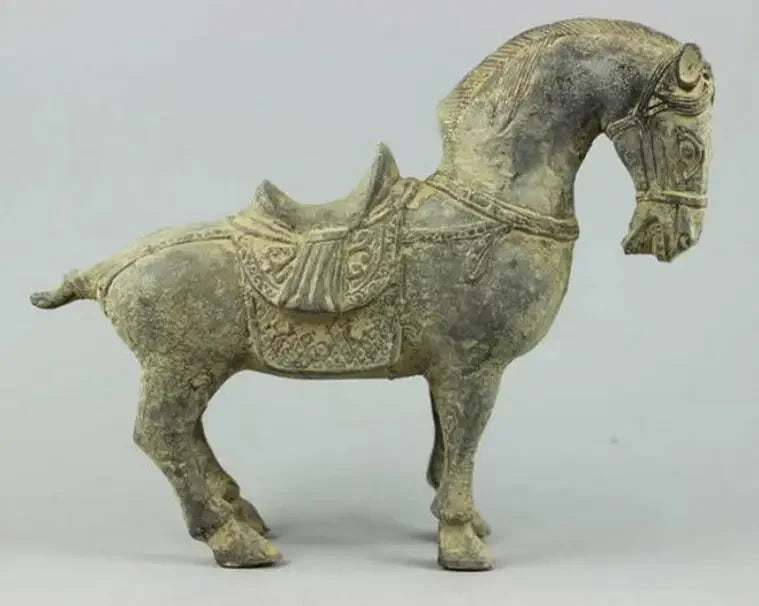 Copper Statue Collectible Decorated Old Handwork Bronze sculpture Horse statue