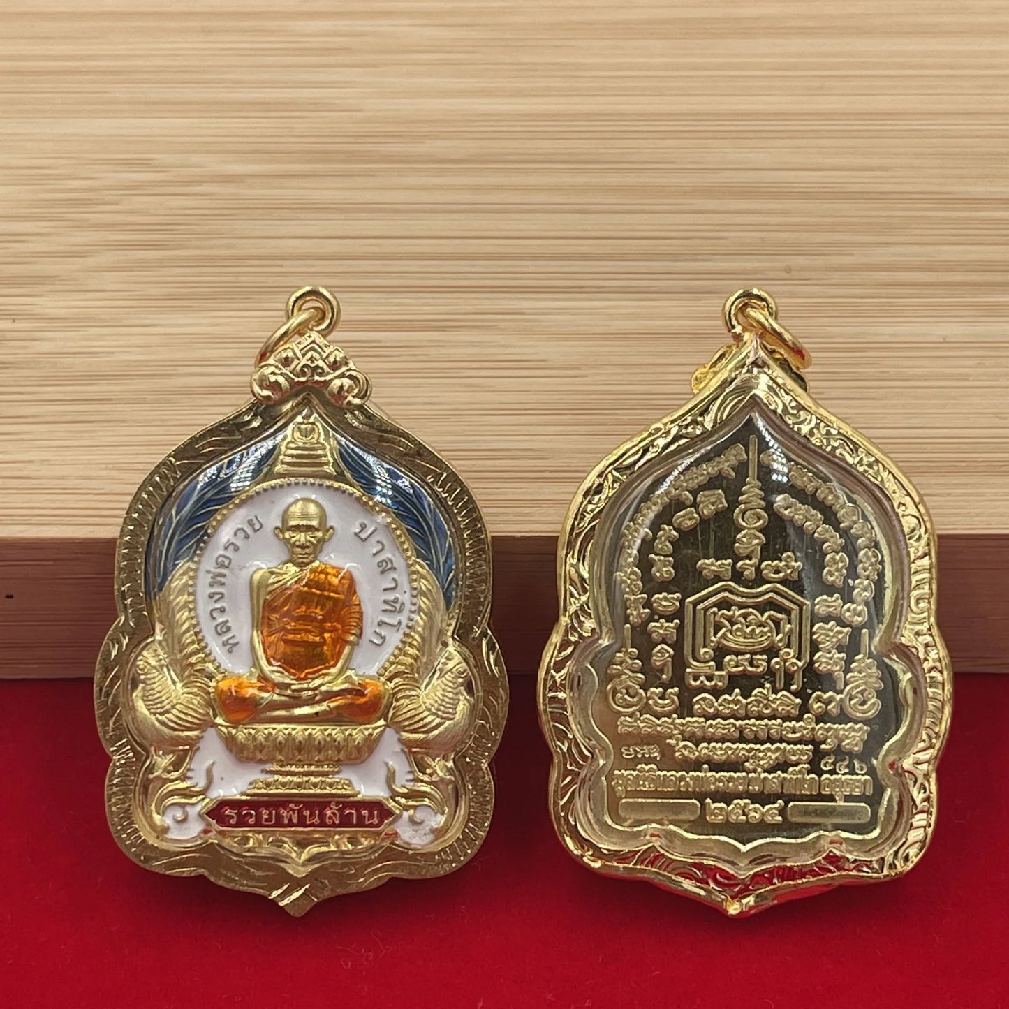 GOOD Asia Thailand temple Luang Pu Tim God of wealth Buddha figure Pendant Effective Amulet Bring good luck Recruit wealth