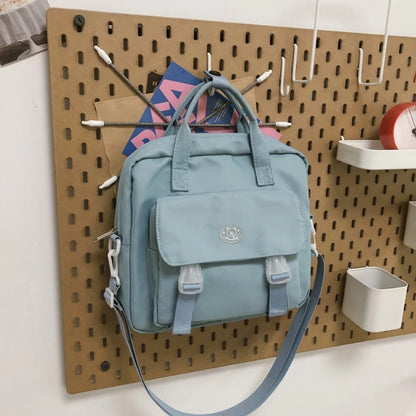 School Backpack Harajuku Crossbody Bag Shoulder Bag Girls JK Bag Nylon Handbag