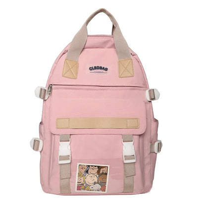 School Backpack for Men Women College Bookbag Waterproof Lightweight Book Bag Casual Daypack School Bag for Boys Girls