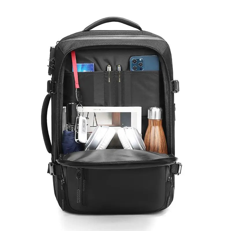 School Bag Anti-theft Men Backpack Fit 15.6 Inch Laptop Travel Backpack Mochila Fashion Waterproof Backpacks USB Charging