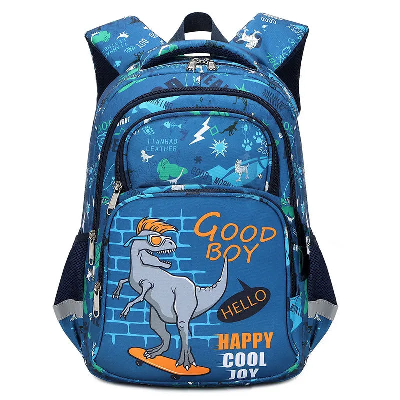 School Bags for Child School Backpacks For Teenager Girls Boys Cartoon Dinosaur Anime Backpack Lunch box With pencil Case