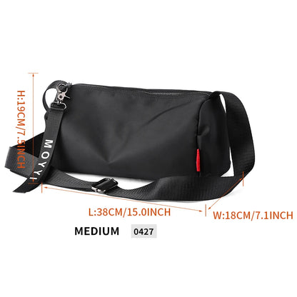 School Messenger Bag Crossbody Soft Oxford Shoulder Bag High Quality Fashion shoe compartment travel Bag for Men and Women