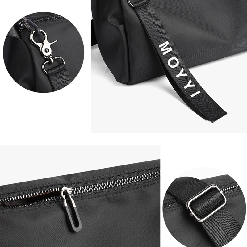 School Messenger Bag Crossbody Soft Oxford Shoulder Bag High Quality Fashion shoe compartment travel Bag for Men and Women