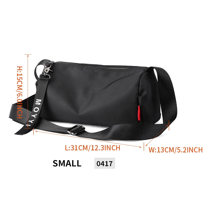 School Messenger Bag Crossbody Soft Oxford Shoulder Bag High Quality Fashion shoe compartment travel Bag for Men and Women