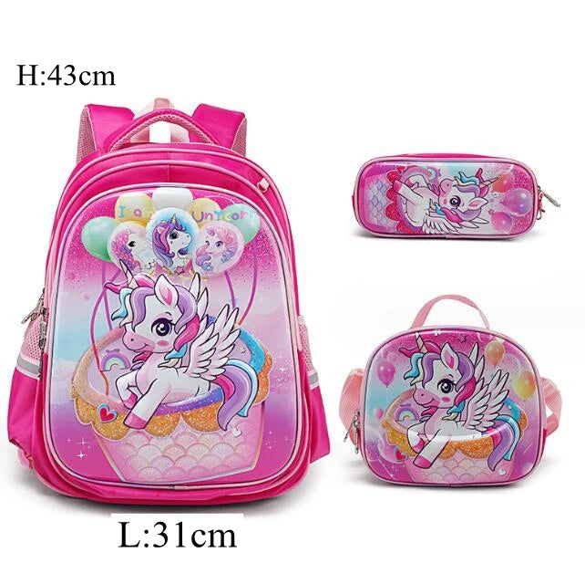 School Rolling Backpack for Girls Kids Backpack with Wheels Roller Backpack School Wheeled Backpack for School Kids Elementary