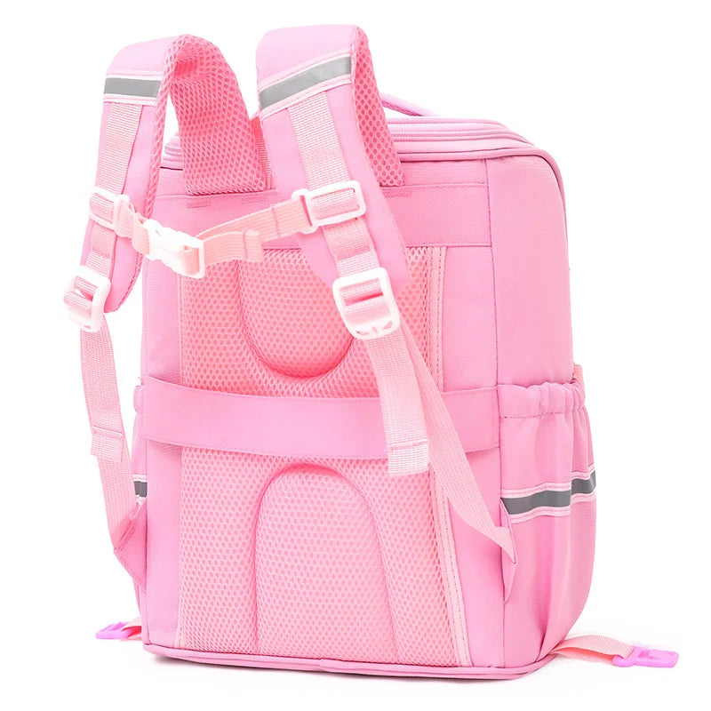 School Wheeled Cartoon school bag set for girls Trolley Bag with Wheels Backpack Rolling luggage Backpack Kids Rolling Bacpack