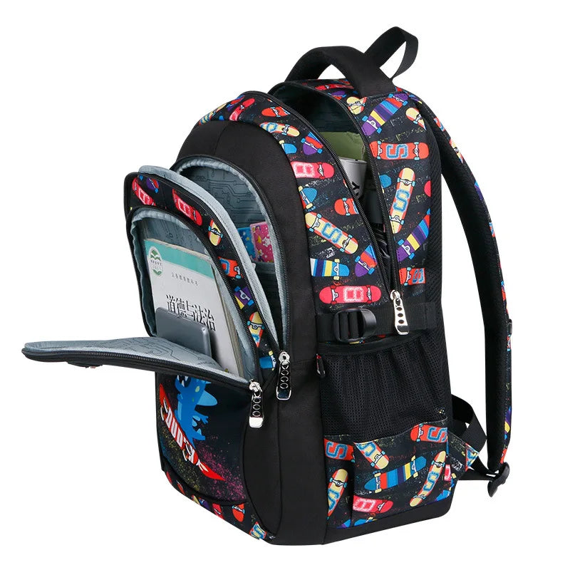 School backpack for children schoolbag cute anime backpack kids school bags for teenage boys mochila escolar infantil menino