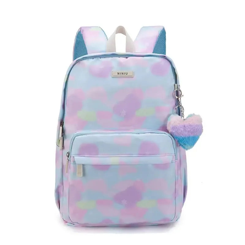 School for Girls, Kids Elementary Bookbag, Waterproof Large Space School Backpacks for Teens for Travel and School