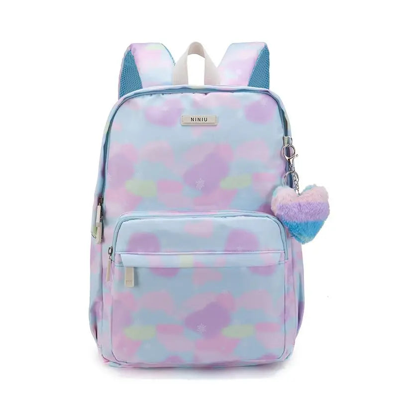 School for Girls, Kids Elementary Bookbag, Waterproof Large Space School Backpacks for Teens for Travel and School