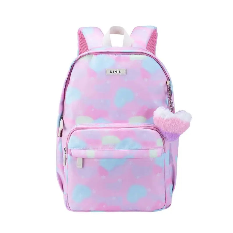 School for Girls, Kids Elementary Bookbag, Waterproof Large Space School Backpacks for Teens for Travel and School