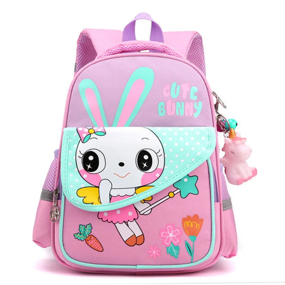 Schoolbag Children's School Bag Kindergarten Backpack for Boys and Girls Cartoon Light Kids Backpack Preschool Bag for Toddlers