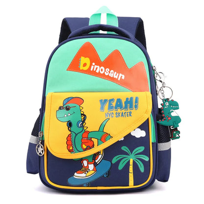 Schoolbag Children's School Bag Kindergarten Backpack for Boys and Girls Cartoon Light Kids Backpack Preschool Bag for Toddlers