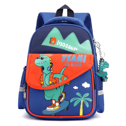 Schoolbag Children's School Bag Kindergarten Backpack for Boys and Girls Cartoon Light Kids Backpack Preschool Bag for Toddlers