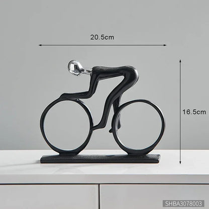 Sculpture Abstract Modern Art Nordic Home Decoration Accessories for Living Room One Piece Resin Statue Dancer Model Desk Decor