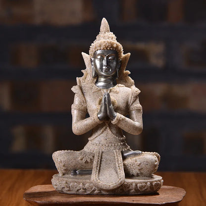 Sculpture sandstone Buddha resin crafts creative home decoration decoration gifts wholesale
