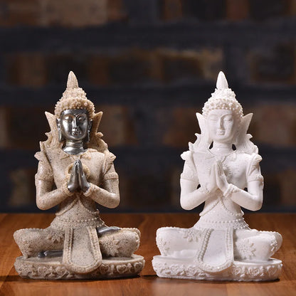 Sculpture sandstone Buddha resin crafts creative home decoration decoration gifts wholesale