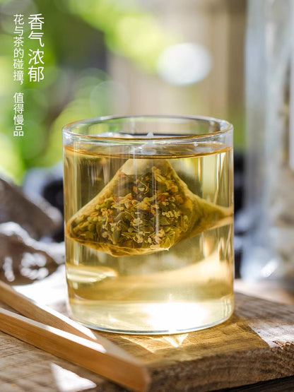 YiJun Tea (1 pcs 3g) Chrysanthemum Pu'er puerh tea Guihua Oolong tea 冰菊普洱三角茶包菊花普洱茶袋泡茶菊花茶组合菊普茶桂花乌龙茶冷泡茶叶散茶茶包