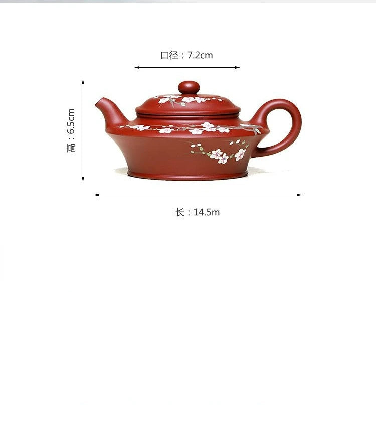 Yixing Purple Clay Teapot Small Capacity Flower Authentic Dahongpao Filter Beauty Tea Pot Chinese Zisha Tea Set