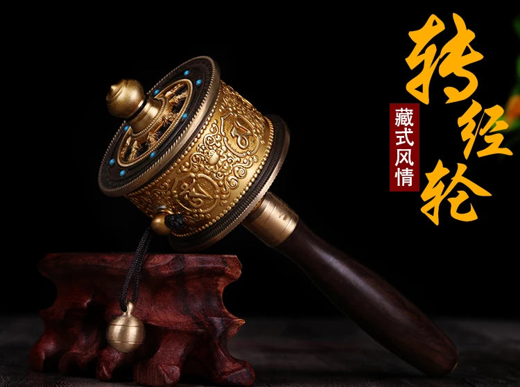 GOOD  # Wholesale Buddhist article # Greco-Buddhist Tibet Nepal Temple Buddhism recite chant scriptures prayer wheel