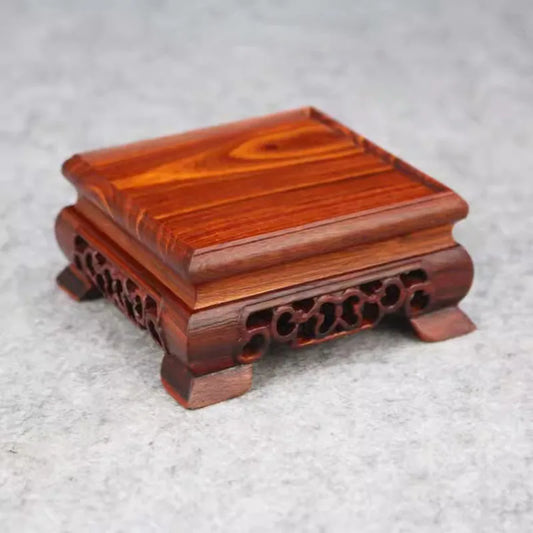 Seal ornament base, whole piece, jade, peculiar stone base, teapot flower, bonsai, jade seal, square antique base