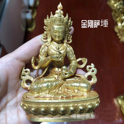 Wholesale Buddhist supplies Buddhism bless safe health good luck high grade Vajra Sakyamuni Vajrasattva Buddha statue Small size