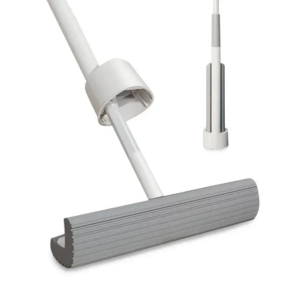 Self-Wringing Floor Mop180 Degree Squeeze Mop with Triangle Design PVA Mop Head for Kitchen Bedroom Household Cleaning Tools