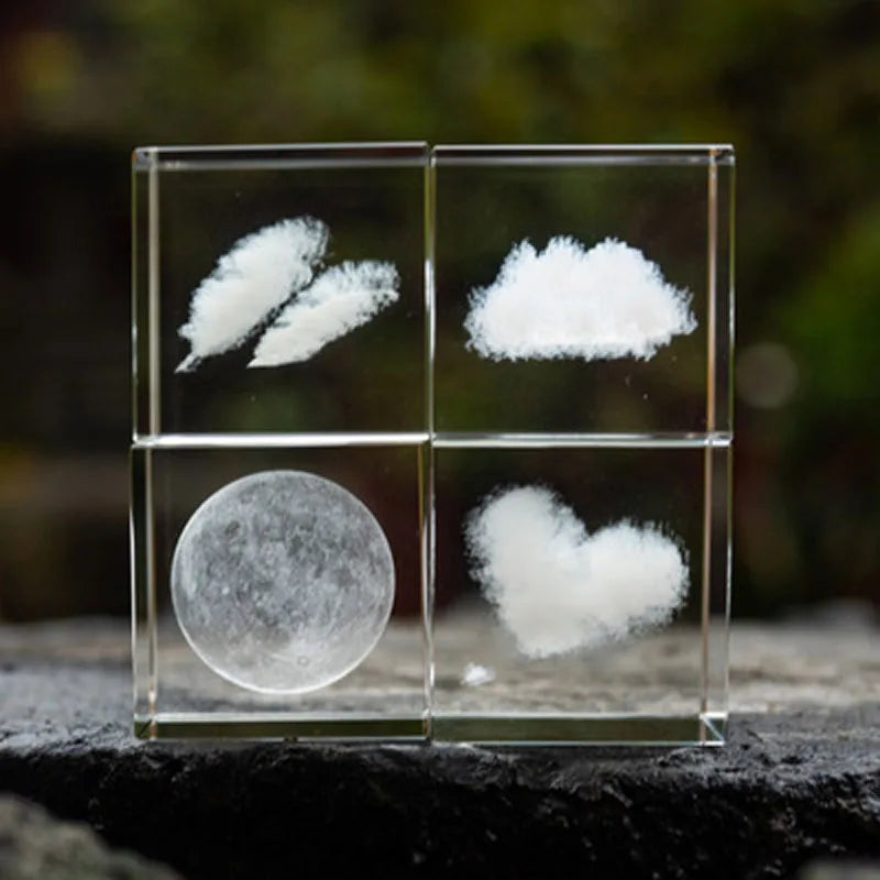 Send you a small cloud cubic crystal cloud decoration valentine's Day gift for girlfriend love cloud