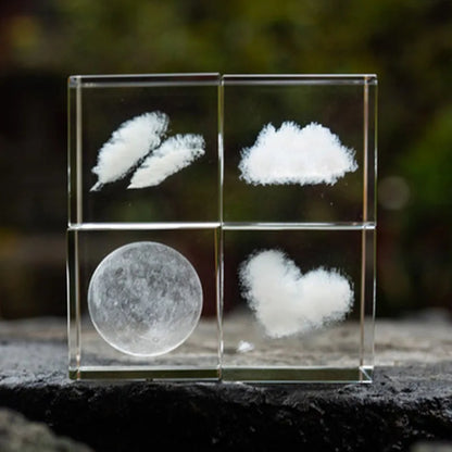 Send you a small cloud cubic crystal cloud decoration valentine's Day gift for girlfriend love cloud