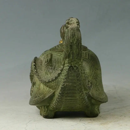 Series CRUSH Chinese Ancient Bronze Hand-Carved Dragon Teapot Kangxi Mark