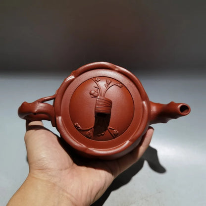Set Chinese Yixing Zisha Clay Teapot  Bowl Plum Pot Wang Yinxian 400ml