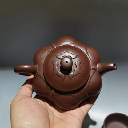 Set Chinese Yixing Zisha Clay Teapot  Breast milk Pot Gu Jingzhou 320ml