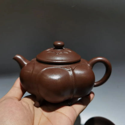 Set Chinese Yixing Zisha Clay Teapot  Breast milk Pot Gu Jingzhou 320ml